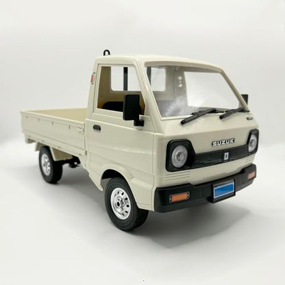 WPL RC Car 1/10 Scale RC Kei Truck 4x4 Off Road Suzuki RTR | WPL D14 Remote Control Drift Car Carry 2.4 GHz Proportional Throttle Steering 280 Motor 4WD Hobby Grade Toy Adult