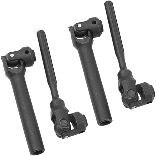 2Pcs ShareGoo Universal Drive Shaft CVD Driveshaft Upgrade Parts Compatible with Axial SCX10 SCX10-II Redcat Gen7 Gen8 RC4WD D90 1/10 RC Crawler Car (107-154mm)