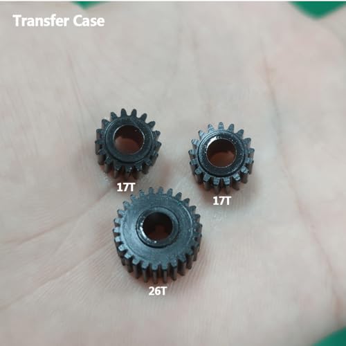 Metal Front Planetary Gearbox Transfer Case Transmission Drive Shaft Skid Plate Set for 1/10 RC Rock Crawler SCX10 II 90046 Chassis Metal Prefixal Gearbox Upgrade (Silver) - color: Silver