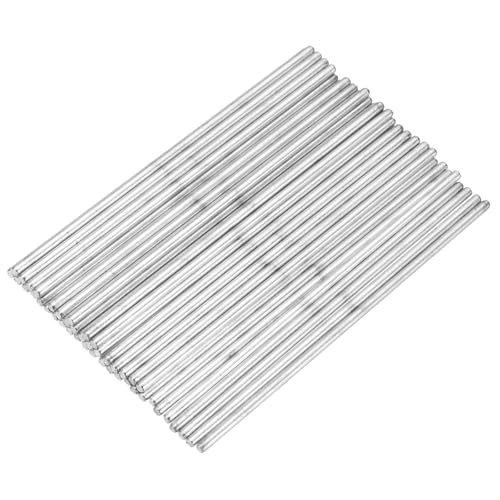 MECCANIXITY 40pcs 2.5mmx100mm Toys Shaft Round Rod Axles Drive Shaft for DIY RC Car Truck Boat Helicopter Model Part, Silver - size: 2.5mmx100mm