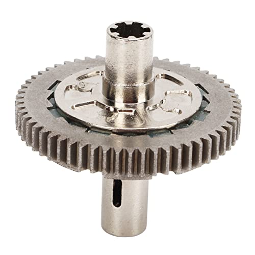 Estink Slipper Spur Gear, Metal Steel 57T 0.8Mod Slipper Set Slipper Clutch Assembly Spur Gear Upgrade Replacement Fit for Arrma 1/10 Granit for 1/8 RC Car, Silver