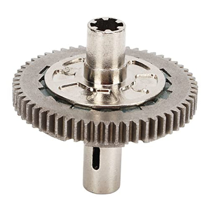 Estink Slipper Spur Gear, Metal Steel 57T 0.8Mod Slipper Set Slipper Clutch Assembly Spur Gear Upgrade Replacement Fit for Arrma 1/10 Granit for 1/8 RC Car, Silver