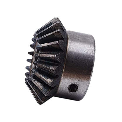 2Pcs Bevel Gear Tapered Bevel Pinion Gear Bevel Gears 2 Module 20 Teeth for Hardware Mechanical Rotation (20T 12mm Hole) - size: 20T 12mm Hole
