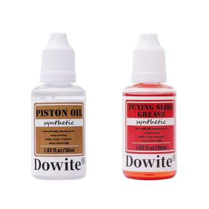 Premium Trumpet Valve Oil & Tuning Slide Grease Combo – 30ml Synthetic Lubricant Set for Brass Instruments, Smooth Fast Valve Action & Easy Maintenance