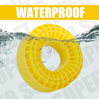 INJORA Silicone Rubber Insert for 118-122mm 4.75" OD 1.9" Tire, Yellow - color: Yellow