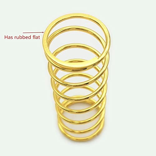 4pcs Hard Steel 2.1mm 76mm Springs Gold for Traxxas 1/10 Maxx 8966 8967