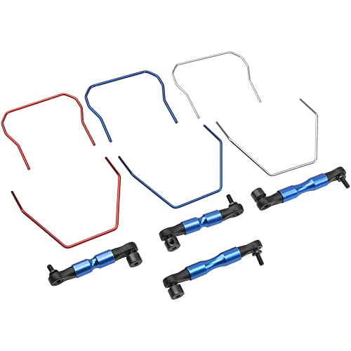 ShareGoo Front & Rear Sway Bar Kit Anti-Roll Bar Set Upgrade Parts Compatible with Traxxas 4X4 Slash Stampede Rustler Rally 1/10 RC Car