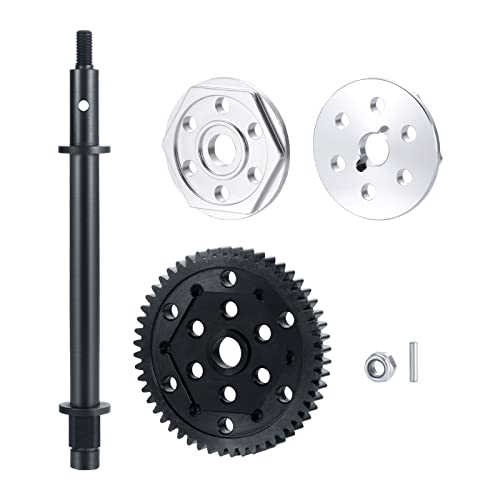 Gearbox Gear Modification Kit for Axial SCX6 JLU Jeep Trail Honcho | Metal Steel Motor Gear Set AXI05000 AXI05001 1/6RC Crawler Truck Buggy Upgrade Parts