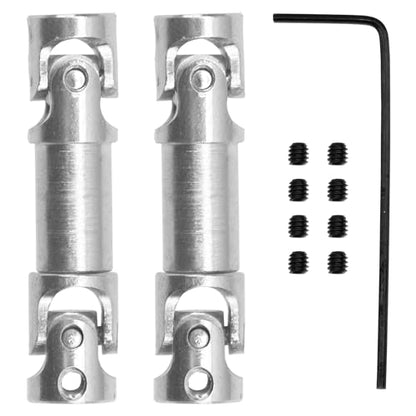 2Pcs Vgoohobby 2mm 3mm 4mm Metal RC Drive Shaft CVD Driveshaft Compatible with WLtoys Axial MN Model WPL Tamiya 1/24 1/18 1/16 1/14 1/12 RC Military Crawler Car Tractor Truck (30-36mm 2-2) - color: 30-36mm 2-2