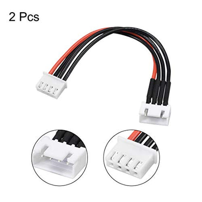 uxcell 3S Balance Plug Extension Wire 10CM 2PCS for Lipo Battery Balance Charging 22AWG