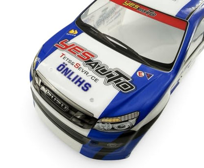 1/10 Scale RC Pickup Truck Body Shell - Isuzu D-Max Style Painted PVC Body, Pre-Cut & Pre-Drilled for Drift, Touring & On-Road RC Cars