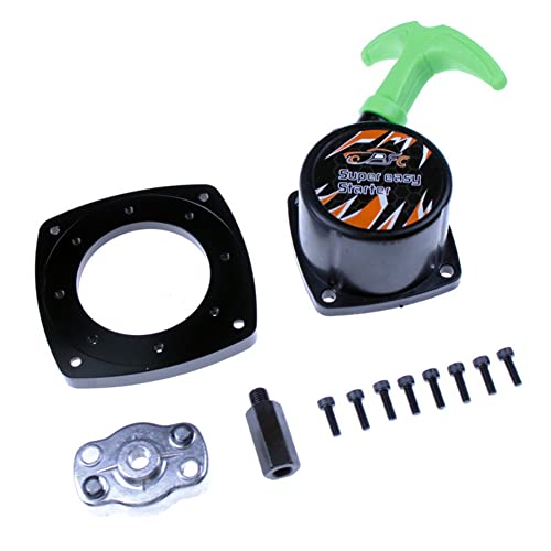Engine Pull Starter, Easy Pull Starter for Zenoah CY 23cc, 26cc, 29cc and Rovan 23-30.5cc Engine (Green) - color: Green