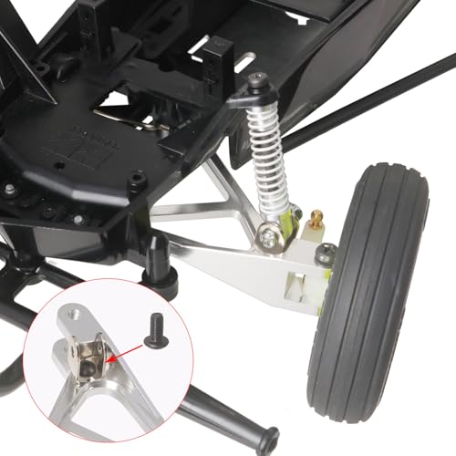 KYX Racing Aluminum Front Suspension Arm Set Upgrades Parts Accessories for 1/10 RC Car Tamiya The Grasshopper
