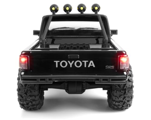 Helidirect HPI Venture18 Brushed 1985 Toyota Hilux SR5 1/18 RTR 4WD w/2.4GHz Radio TX, Battery & Charger - Remote Control Crawler, RC Rock Crawler 1/18 4WD Off-Road for Adults (Black (HPI160800)) - color: Black (Hpi160800)