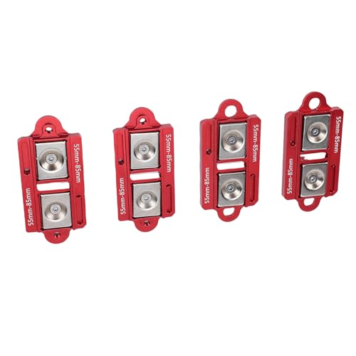 RC Car Shell Columns Adjustable Magnet Body Mounts for 1/8 1/10 Scale, Durable Aluminum Alloy, 4PC Set
