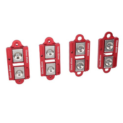RC Car Shell Columns Adjustable Magnet Body Mounts for 1/8 1/10 Scale, Durable Aluminum Alloy, 4PC Set