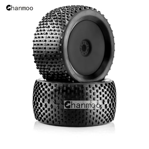 1/8 RC Off Road Racing Truck Tires And Wheels 17mm Hex Rubber Buggy Tyres OD 140mm For 1:8 Scale Monster Truck Car Arrma Typhon 6S Talion 4WD HPI HSP BAZOOKA CAMPER Kyosho TRAXXAS 4PCS (Black) - color: Black