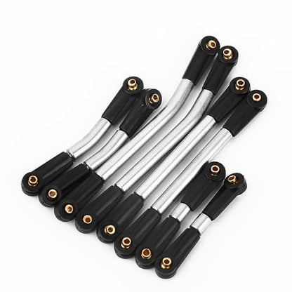 High Clearance 4 Links Set Stainless Steel Linkage kit for 1/24 Axial SCX24 GX470 AXI-1800 RC Crawler Car Upgrade Part