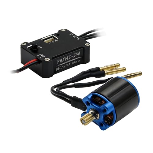 Brushless ESC & External Rotor Set for Axail SCX30 | Durable Rust-Resistant Rock Crawler Upgrade Parts,Easy to Install,1/30 Upgrades