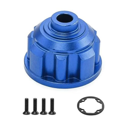 RC Cars Parts For Traxxas For Maxx 2.0 Maxxslash 1/10 Aluminium 7075 Front/Rear Diff Case Rc Car Monster Truck-89076-4 Part(Blue) - color: Blue