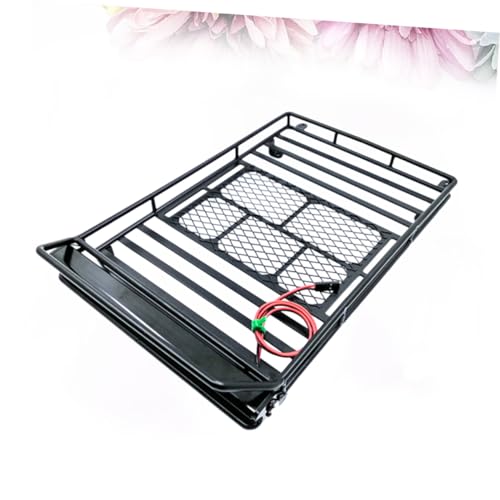 Car Roof Luggage Holder Rack Light Crawler Storage Shelf Simulation Climbing Vehicle Accessory for Outdoor Adventures - size: 24.80X14.10X2.30CM