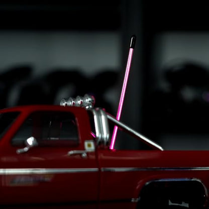 INJORA LED Whip Light Bottom Fixed for 1/18 1/24 RC (Pinkish Purple) - color: Pinkish Purple