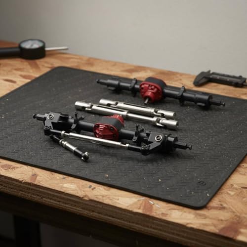 Simhoa Electric Car RC Crawler Upgraded Axle Drive Shaft Set Precision Metal Gears and Assembly Designed for Stability Suitable for Hobby Model Building, Silver - color: Silver