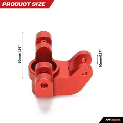 RCAWD Spindle Set Front Steering Blocks LOS244004 for Losi 1/8 LMT Upgrade Parts Red - color: Red