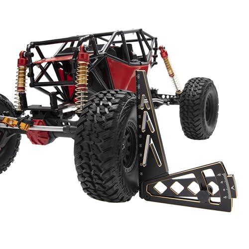 DKKY Adjustable RC Car Camber Gauge Ruler Wheel Rim Height Measuring Ruler Compatible with 1/10 1/8 1/7 RC Car Crawler