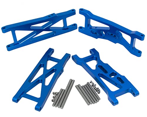 Front/Rear Swing Suspension Arm for Losi 1/10 22S SCT 2WD Short Course Truck Rc Car Upgrade Aluminum Alloy Parts and 2 Tools(Dark Blue) - color: Dark Blue