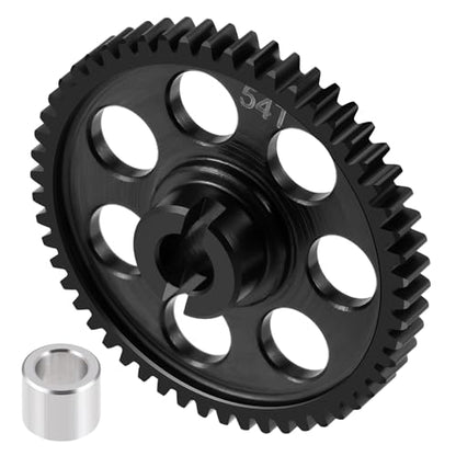LSG Steel 0.5M 54T Spur Gear for 1/18 Tra-xxas LaTrax Teton Rally SST Teton | Metal Heavy Duty Precision CNC Machined Main Gear for RC Car Upgrades Part