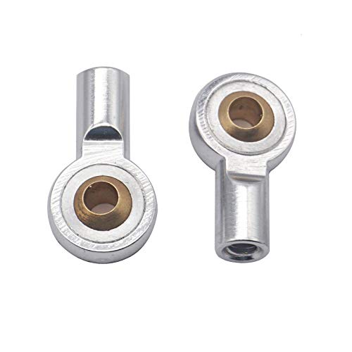 10Pack Vgoohobby Aluminum M3 Link Rod Tie Rod End Ball Head Joint Holder Compatible with Axial Redcat HSP Traxxas HPI 1/10 RC Car Truck DIY Robot Boat Airplane (18mm)