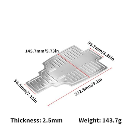 RC Aluminum Chassis Skid Plate for Tamiya Sand Scorcher 1/10 Armor