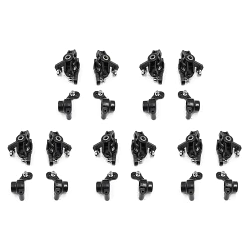 RC Car Accessories Compatible with Wltoys 144001 144010 124016 124017 124019 RC Car Upgrade Parts 10X Steering Knuckles C-Hub Carrier Rear Hub Set