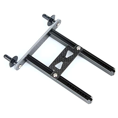 LCX 1/10th RC Crawler Car Aluminum & Carbon Fiber Rear Body Post Mount for TRX4 TRX6, Upgrades Parts Accessories