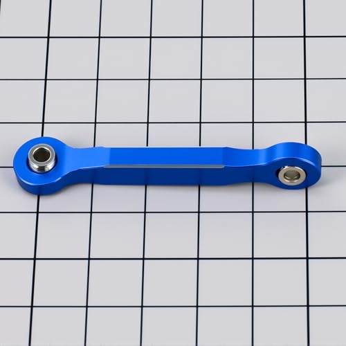 Aluminum Alloy Steering Linkage Tie Rod Upgrades for 1/5 X-MAXX (Blue) - color: Blue