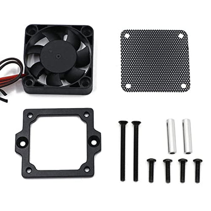 Metal ESC Cooling Fan Kit for TRAXXAS Trx4 Trx6 for Land Rover Defender for Ford 1/10 RC Car Accessory
