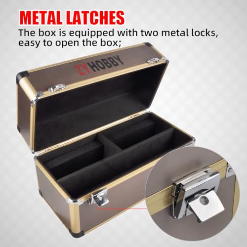 Dual Control Aluminum Box Portable Case 45x28x21.5cm for RC Model