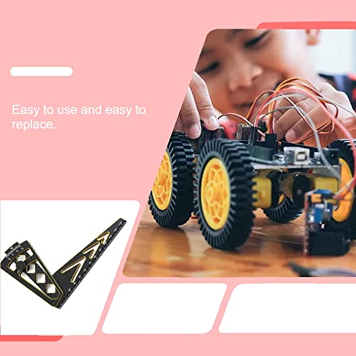RC Car Height Ruler Universal 1 10 1 8 1 7 Adjustable Wheel Rim Camber Gauge Repair Work Tools Measuring Accessory - (Color: Black, CN)