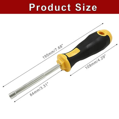 Bonsicoky 5mm Socket Wrench Screwdriver | High-Carbon Steel, Hex Nut Driver Key, Hand Tool, DIY & Hand-Making - size: 5mm