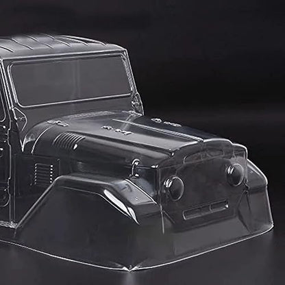 1/10 RC Crawler Car Clear Body 1965 Toyota FJ40 Truck Cab PC Clear Body for RC Crawler Axial SCX10 Traxxas TRX4 YIKONG 4102 RGT 86100 Redcat GEN8 DIY