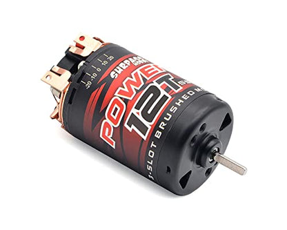 Integy Surpass Hobby Crawler 550 Size 12T 3-Slot Stator Brush Motor for 1/10 RC