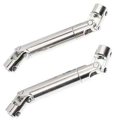 2Pcs Treehobby Stainless Steel Centre Drive Shaft CVD Drive Shaft 110mm-155mm Compatible with Axial Tamiya RC4WD D90 90028 SCX10 SCX0016 1/10 RC Off-Road Crawlers Car