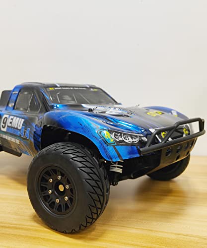RC Short Course Truck Tires with Foam Inserts for 1/10 Scale Arrma Senton | Detachable Replacement 17mm 14mm 12mm RC Wheels and Tires High Grip,Pre-Mounted,Durable Rubber,Ready to Install