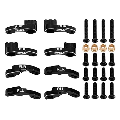 INJORA CNC Aluminium Shock Absorber Flex Blades for TRX4M Defender Bronco