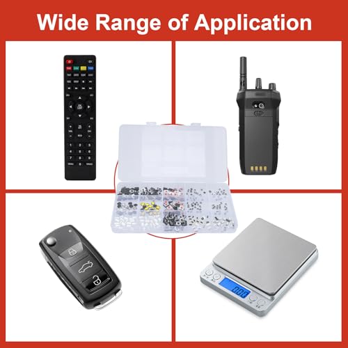 300 Pcs 15 Value Micro Momentary Tactile Switch Assortment Kit | Push Button Switch Set - style: 300 Pcs 15 Value