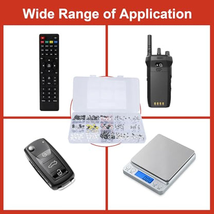 300 Pcs 15 Value Micro Momentary Tactile Switch Assortment Kit | Push Button Switch Set - style: 300 Pcs 15 Value