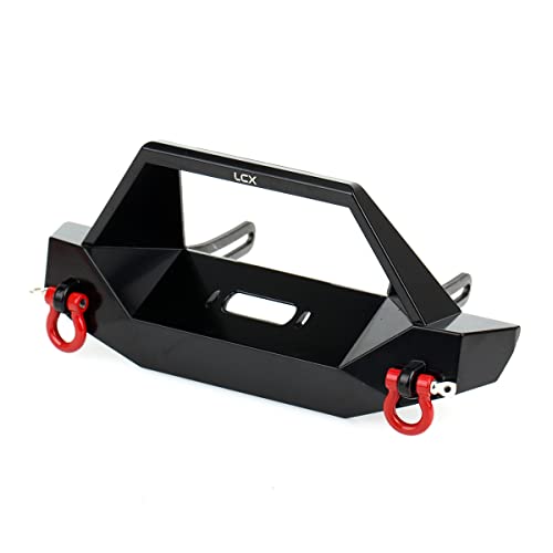 LCX 1/10th RC Crawler Car Metal Front Bumper for TRX4 TRX-4 Axial SCX10 II 90046 90047 SCX10, Upgrades Parts Accessories