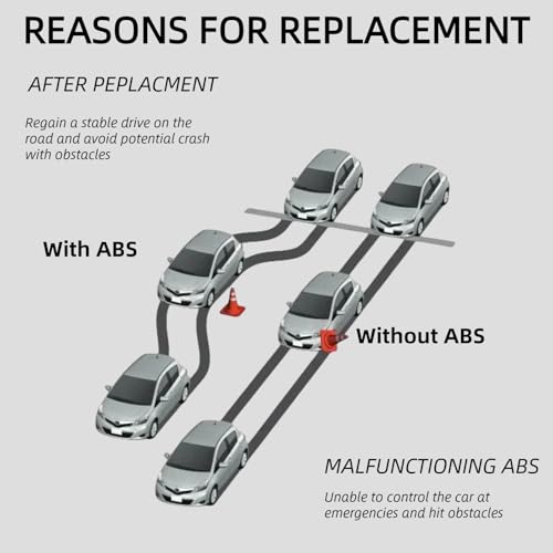 Wheel Speed Sensor ABS Compatible with Civic 1996 1997 1998 1999 2000 2002 1.6L 1.7L 2.0L 78410S04901 917638 78410-S04-901 (den-so Transmission) Output CX DX EX LX