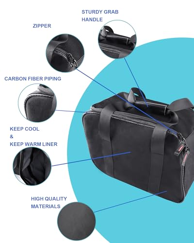 1 Piece Side Saddlebag Cooler Bag, Removable Luggage Pannier Liner Storage Organizer Compatible with Can Am Spyder RT 2010-UP, RT-S 2011-2017, RT-L 2011-UP Accessories